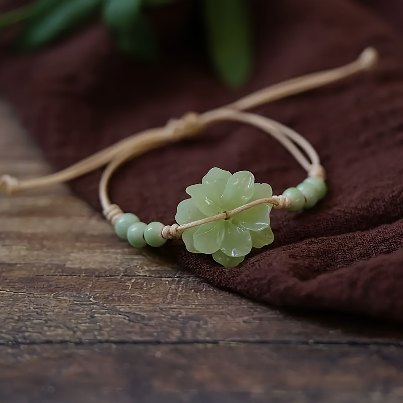 Ceramic Flower Vintage Chinese Ethnic Bracelet